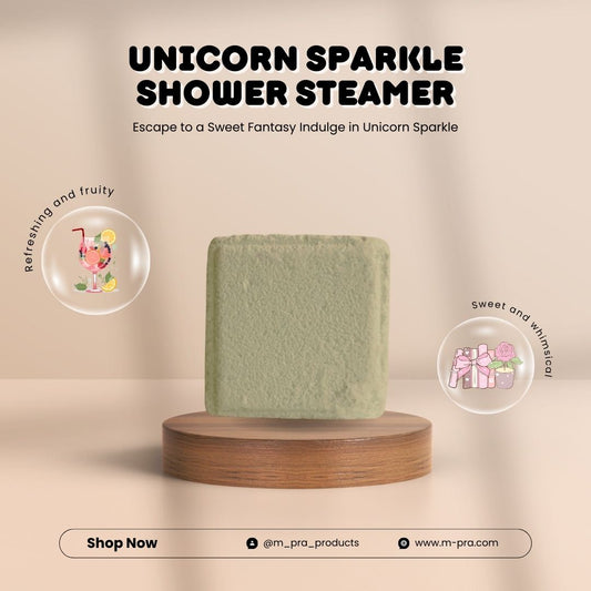 Unicorn Sparkle Scented Shower Steamer – Sweet, Fruity, and Dreamy