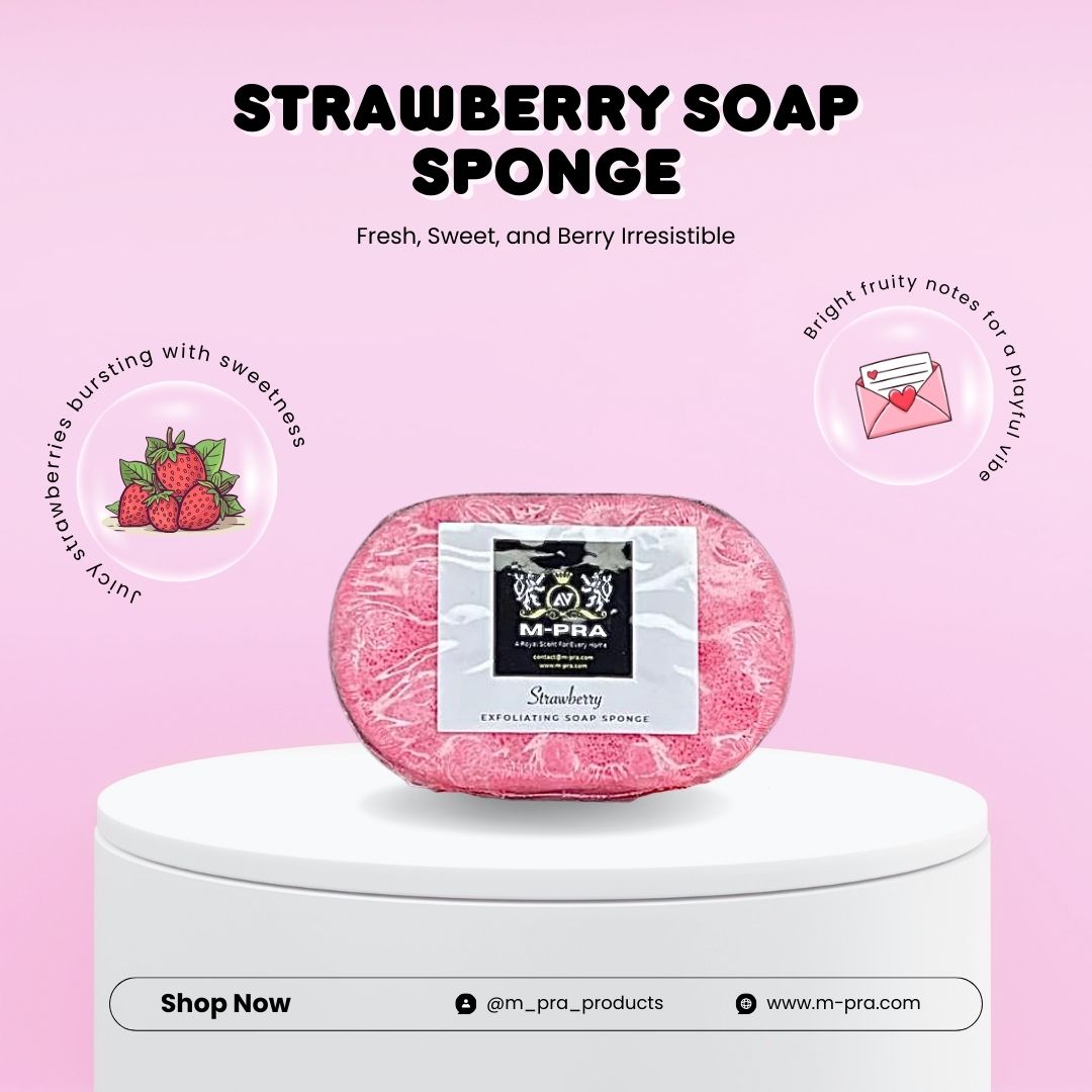 Strawberry Soap Sponge – A Sweet, Fruity Bathing Experience