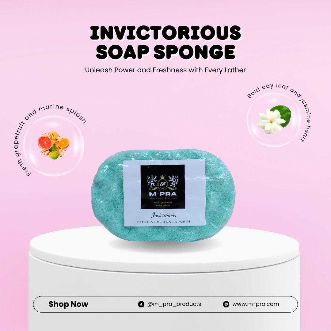Invictorious Soap Sponge – Bold and Invincible Skincare