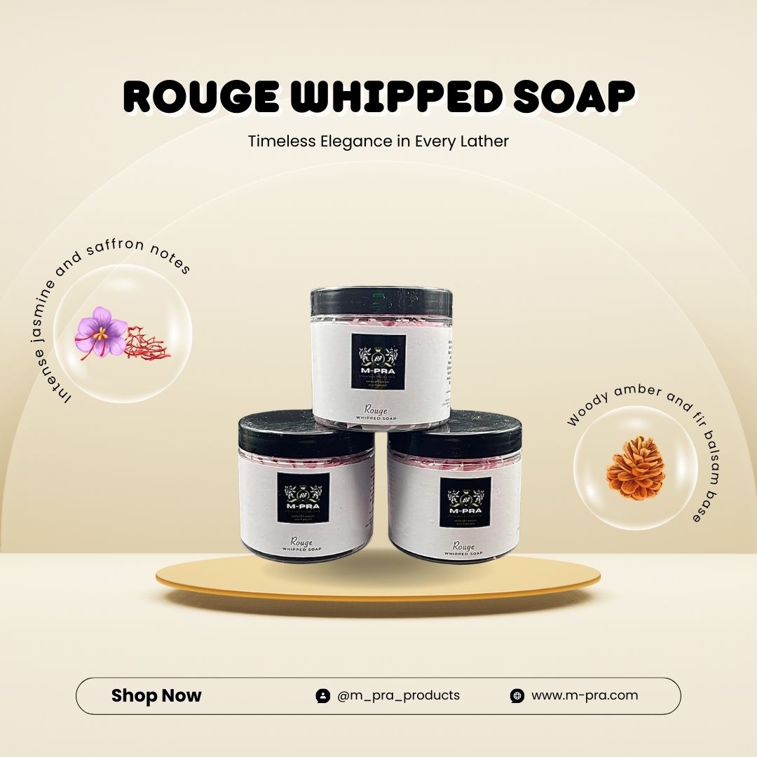 Rouge Whipped Soap – Luxurious Scented Cleansing Experience