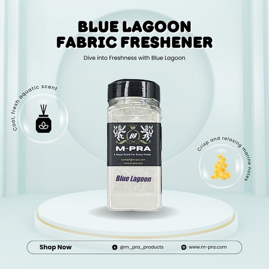 Blue Lagoon Scented Fabric Freshener Powder – Refreshing, Clean, and Invigorating