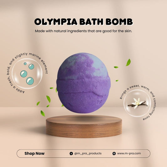 Olympia Bath Bomb – Indulge in a Sensual and Divine Escape