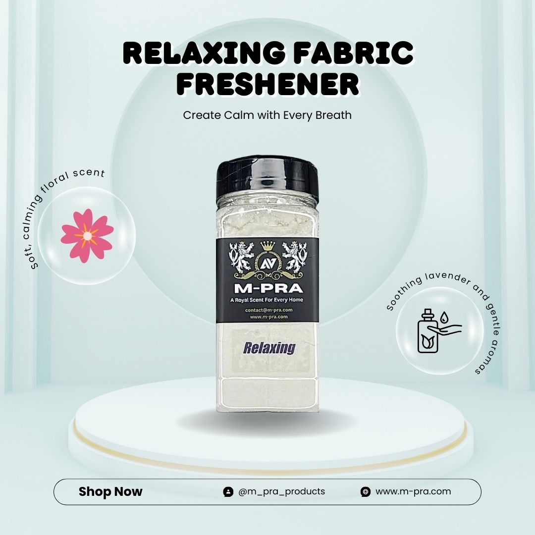 Relaxing Scented Fabric Freshener Powder – Calm, Comforting, and Aroma therapeutic