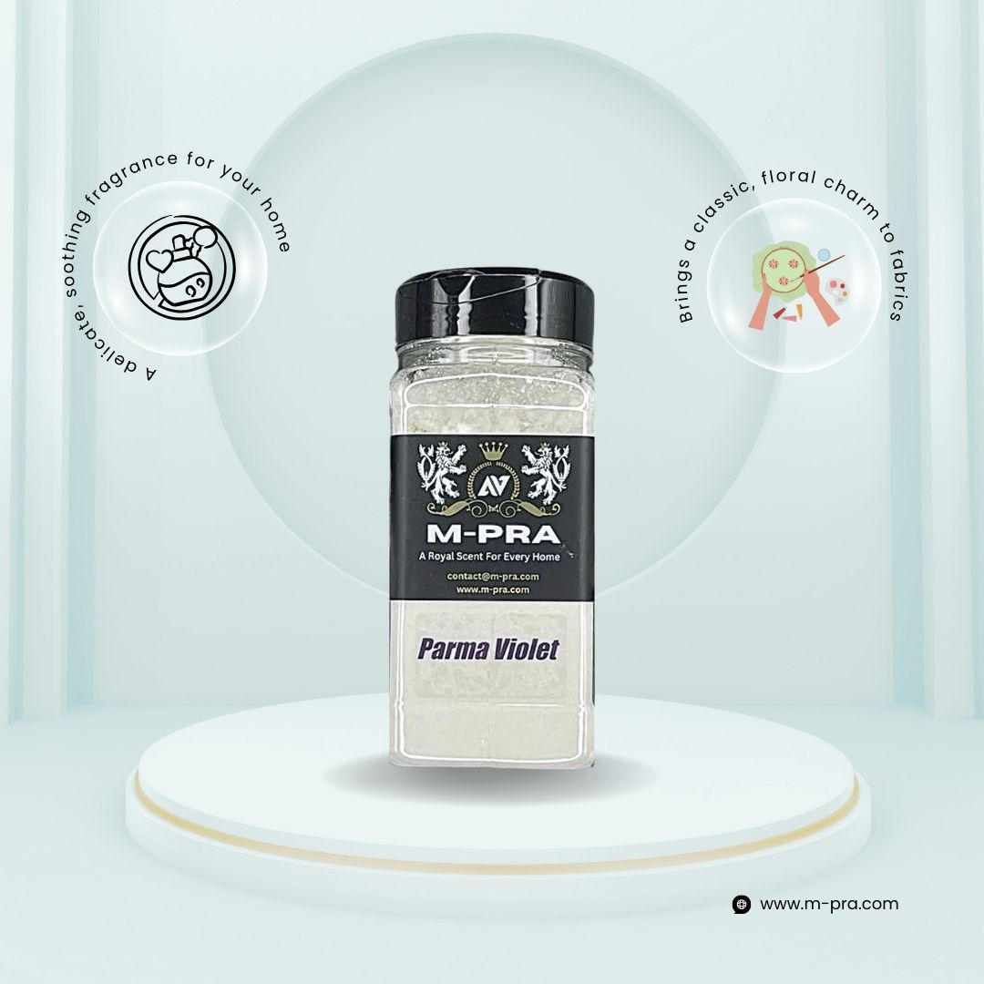 Parma Violet Scented Fabric Freshener Powder – Sweet, Floral, and Nostalgically Fresh