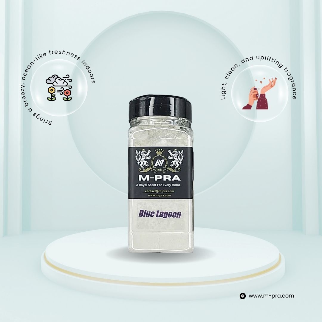 Blue Lagoon Scented Fabric Freshener Powder – Refreshing, Clean, and Invigorating