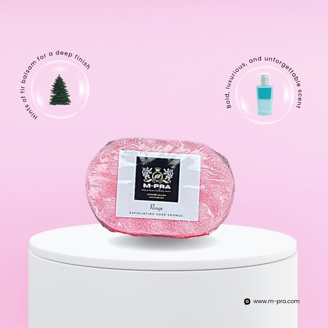 Rouge Soap Sponge – A Bold and Sophisticated Shower Experience