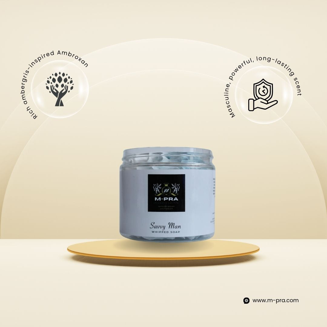 Savvy Man Whipped Soap – Clean, Confident, and Boldly Refreshing