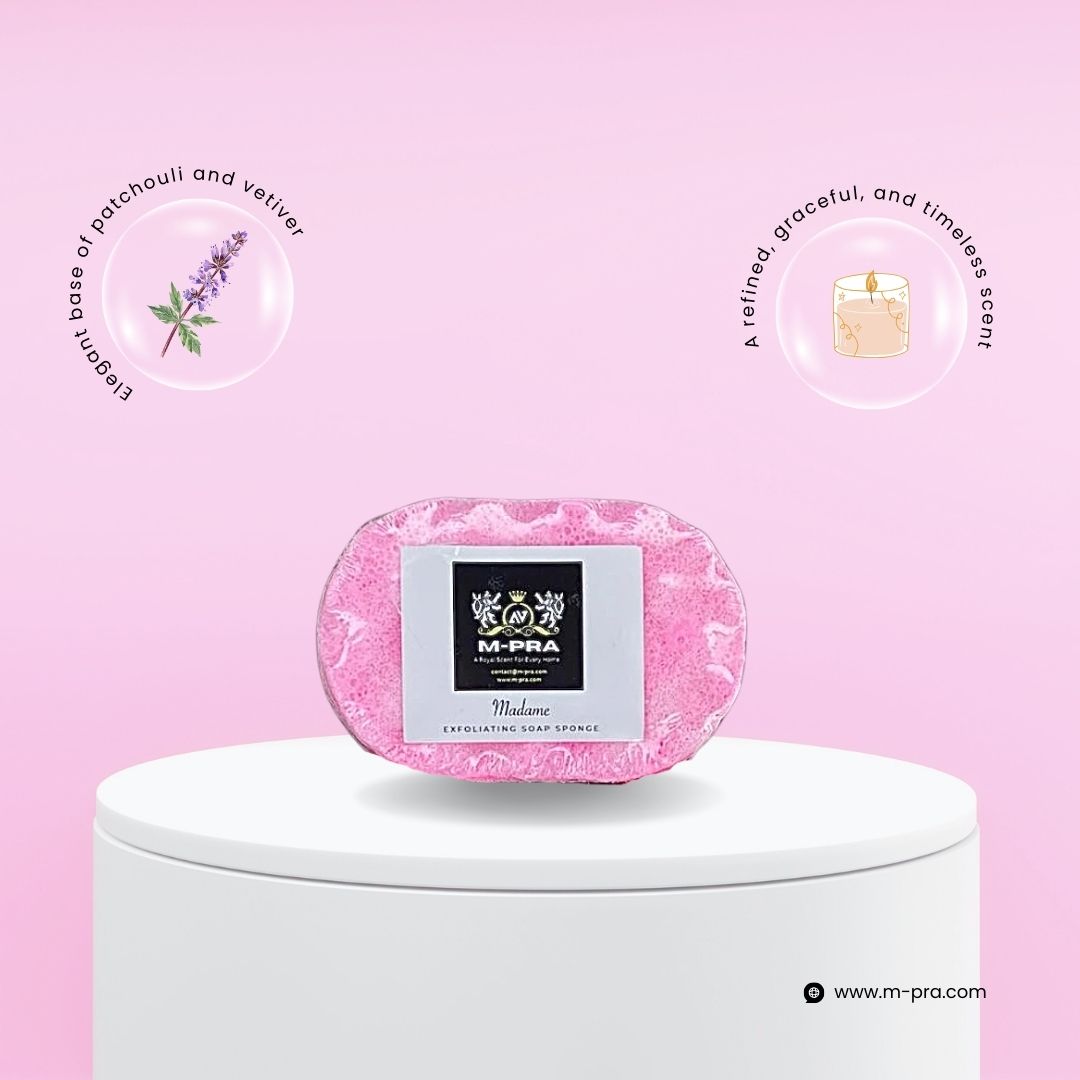 Madame Soap Sponge – Graceful, Feminine, and Luxuriously Fragrant