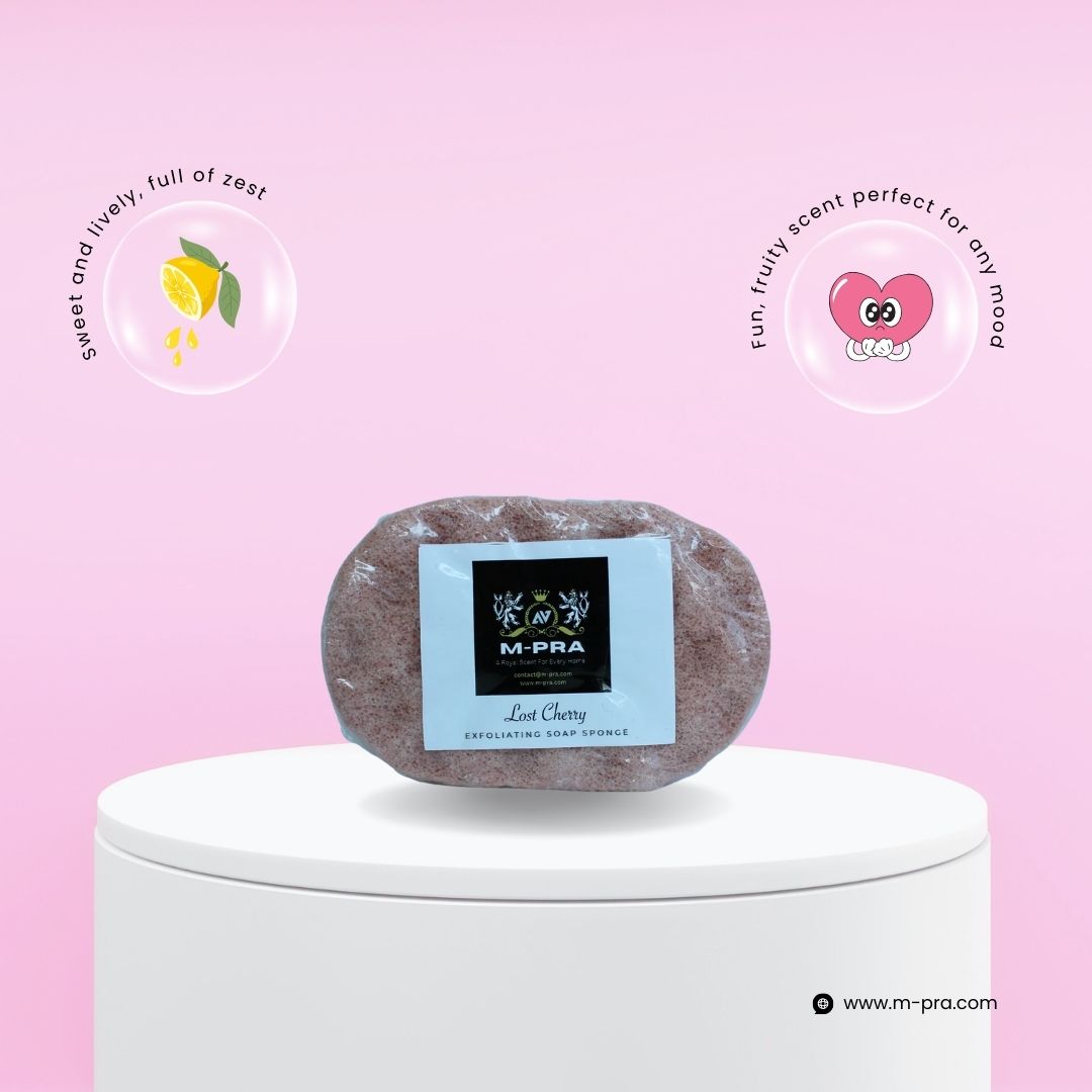 Lost Cherry Soap Sponge – A Sweet, Luxurious Shower Experience