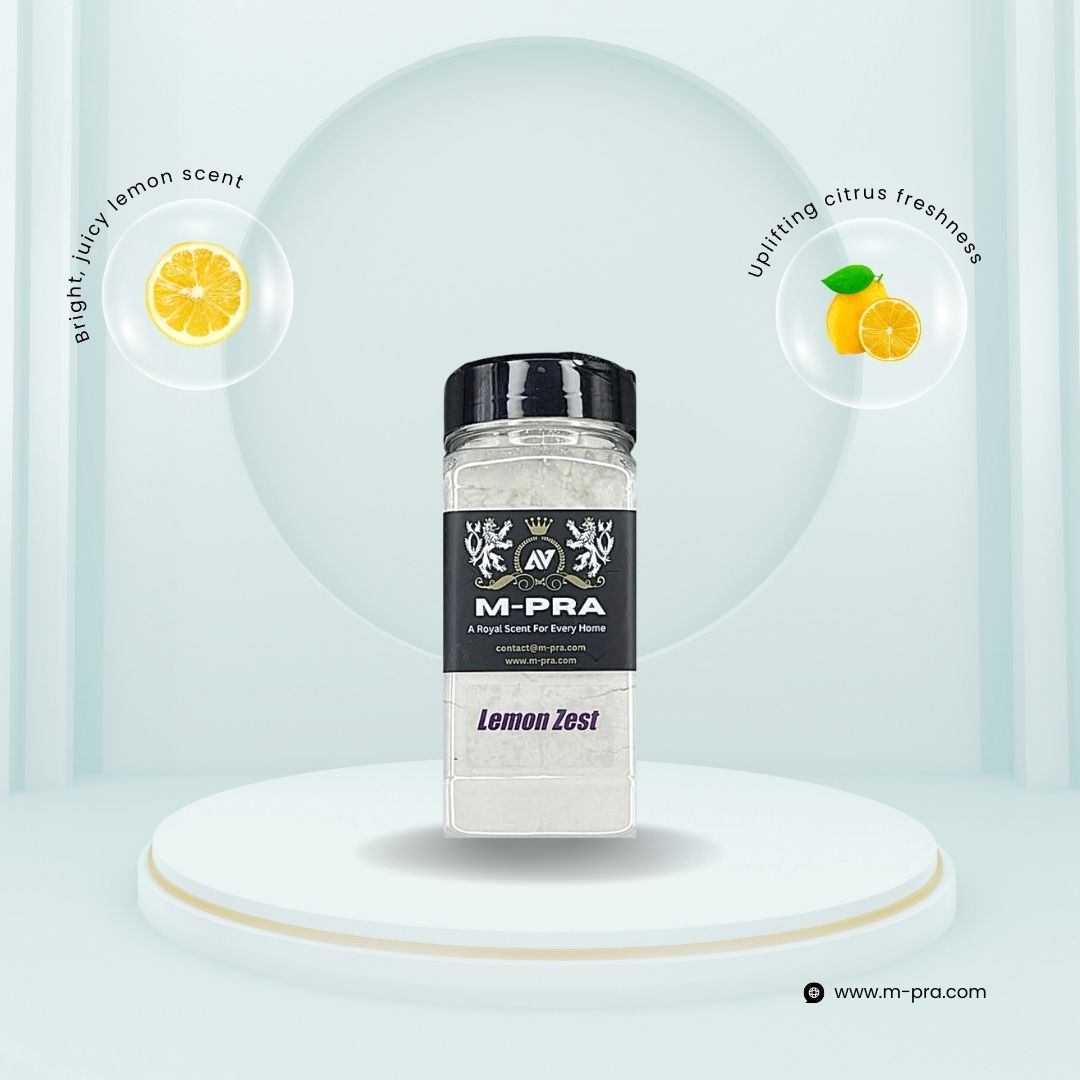 Lemon Zest Scented Fabric Freshener Powder – Bright, Refreshing, and Uplifting
