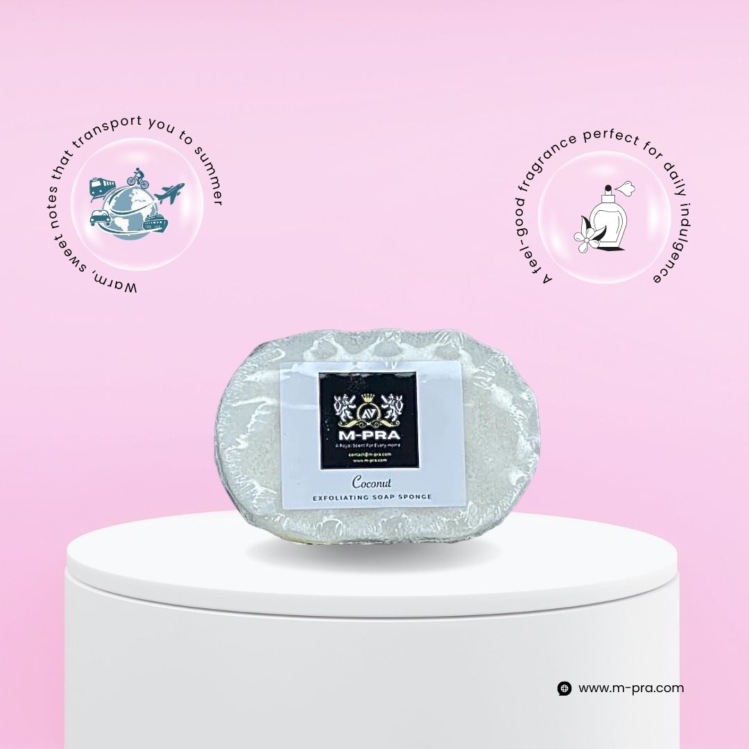 Coconut Soap Sponge – Tropical Bliss for Your Skin