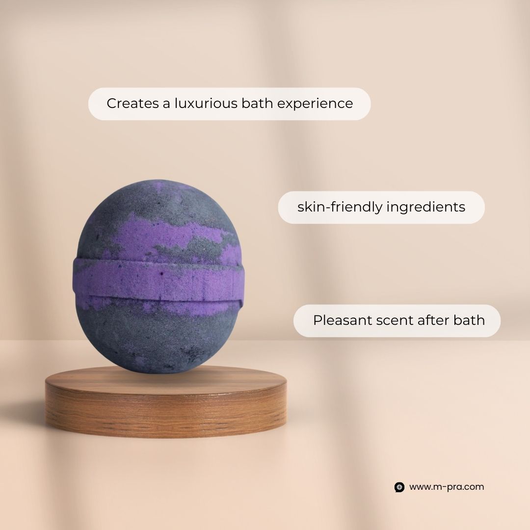 Hand-Made "Dark Orchid" Scented Bath Bomb