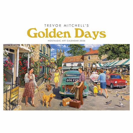 Golden Days A4 Calendar 2026 – A Nostalgic Portrait of British Countryside Life