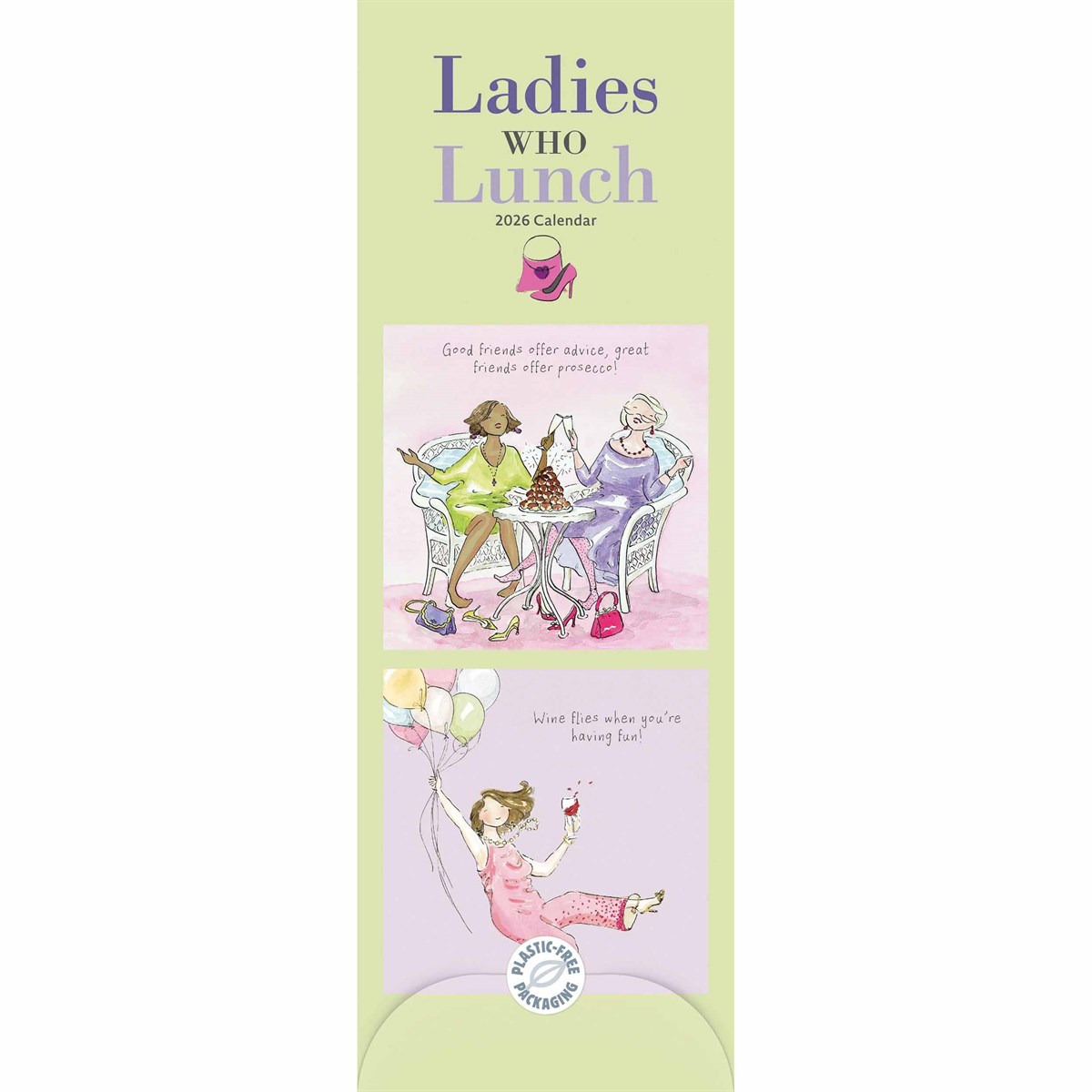 Ladies Who Lunch Slim Calendar 2026 – A Year of Wit, Glamour & Girly Gossips