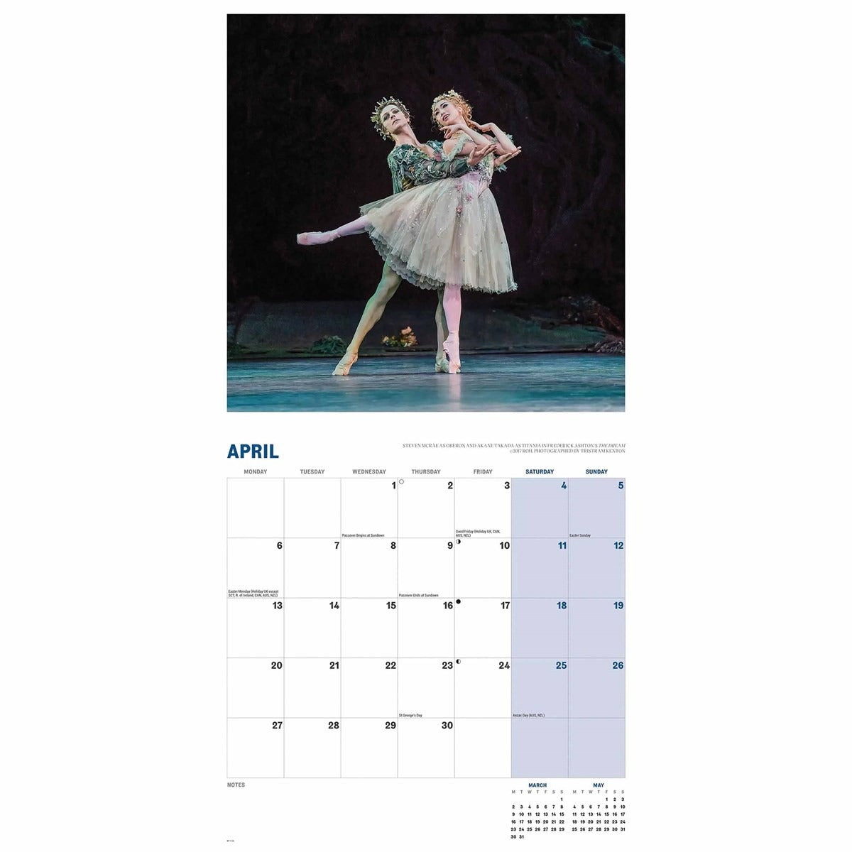 Royal Ballet Square Calendar 2026 – A Year of Poise, Passion & Performance