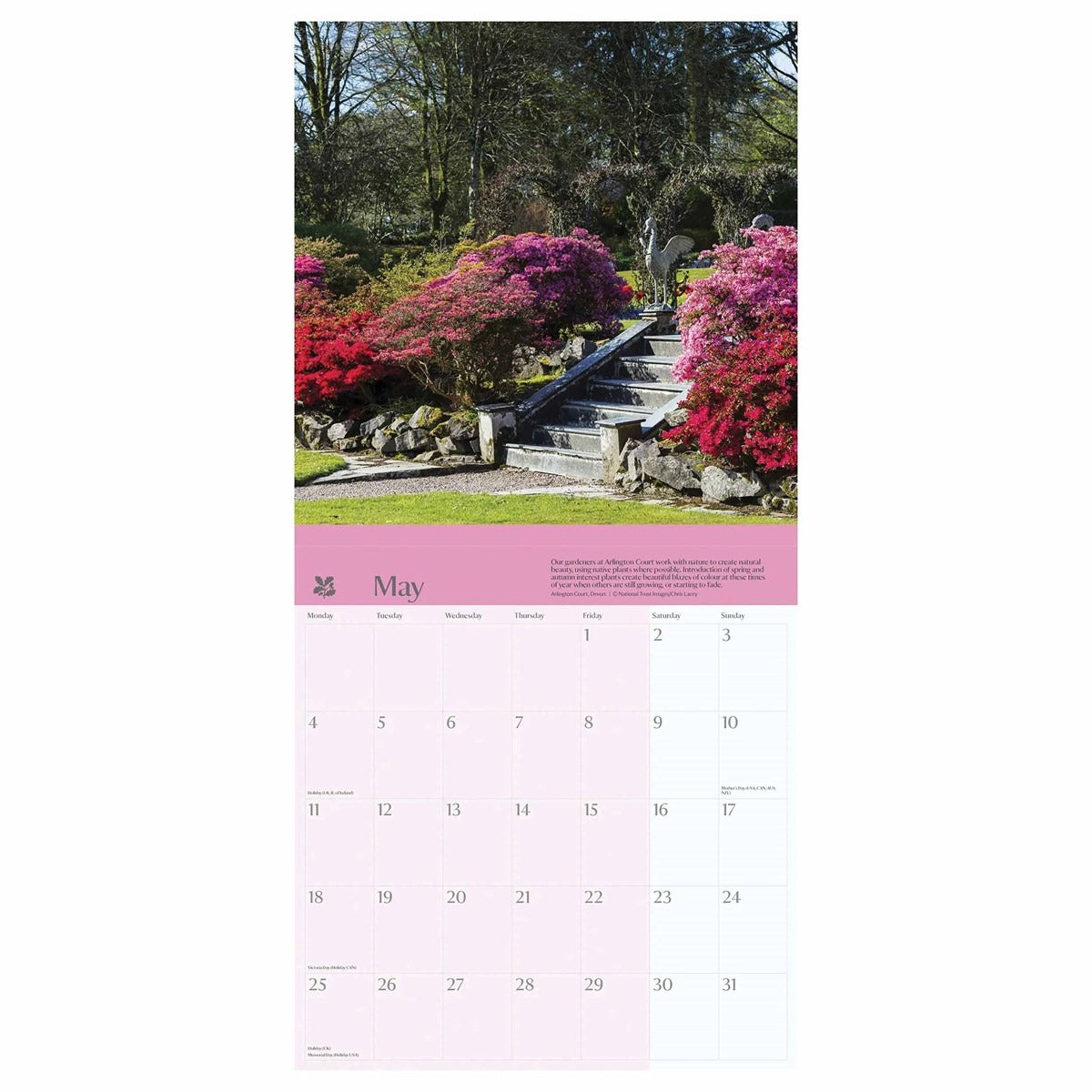 National Trust, Seasons Square Calendar 2026 – A Journey Through the British Year