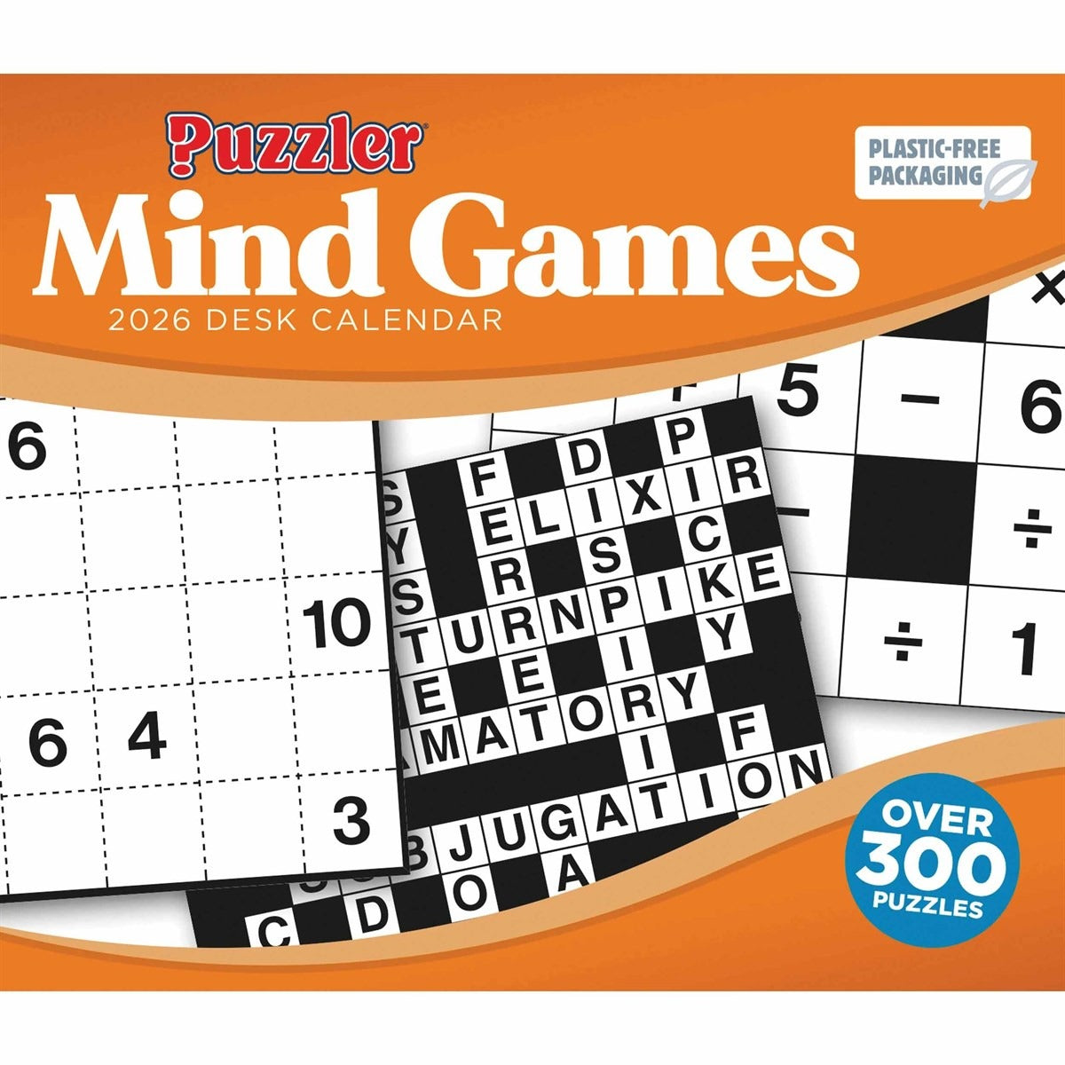 The Mind Games, Puzzler Desk Calendar 2026 – A New Puzzle Every Day