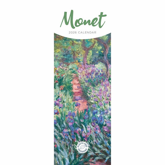 Claude Monet Slim Calendar 2026 – Celebrate Impressionist Masterpieces