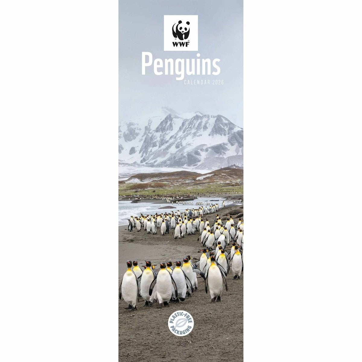 WWF Penguin Slim Calendar 2026 – Stunning Wildlife Photography