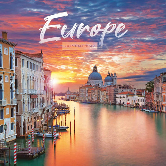 Europe Square Calendar 2026 – A Year of Continental Beauty