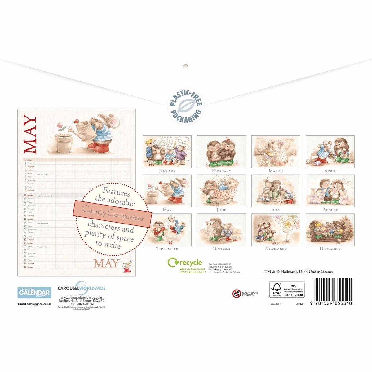 Country Companions A4 Family Organiser 2026 – Whimsical Charm Meets Everyday Planning