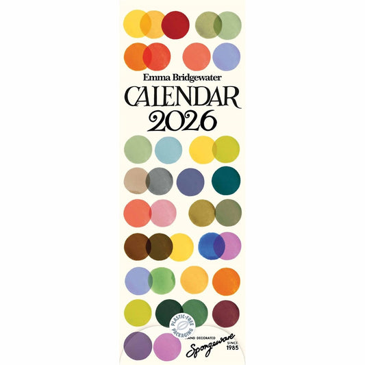 Emma Bridgewater Slim Calendar 2026 – Classic British Style for Your Year
