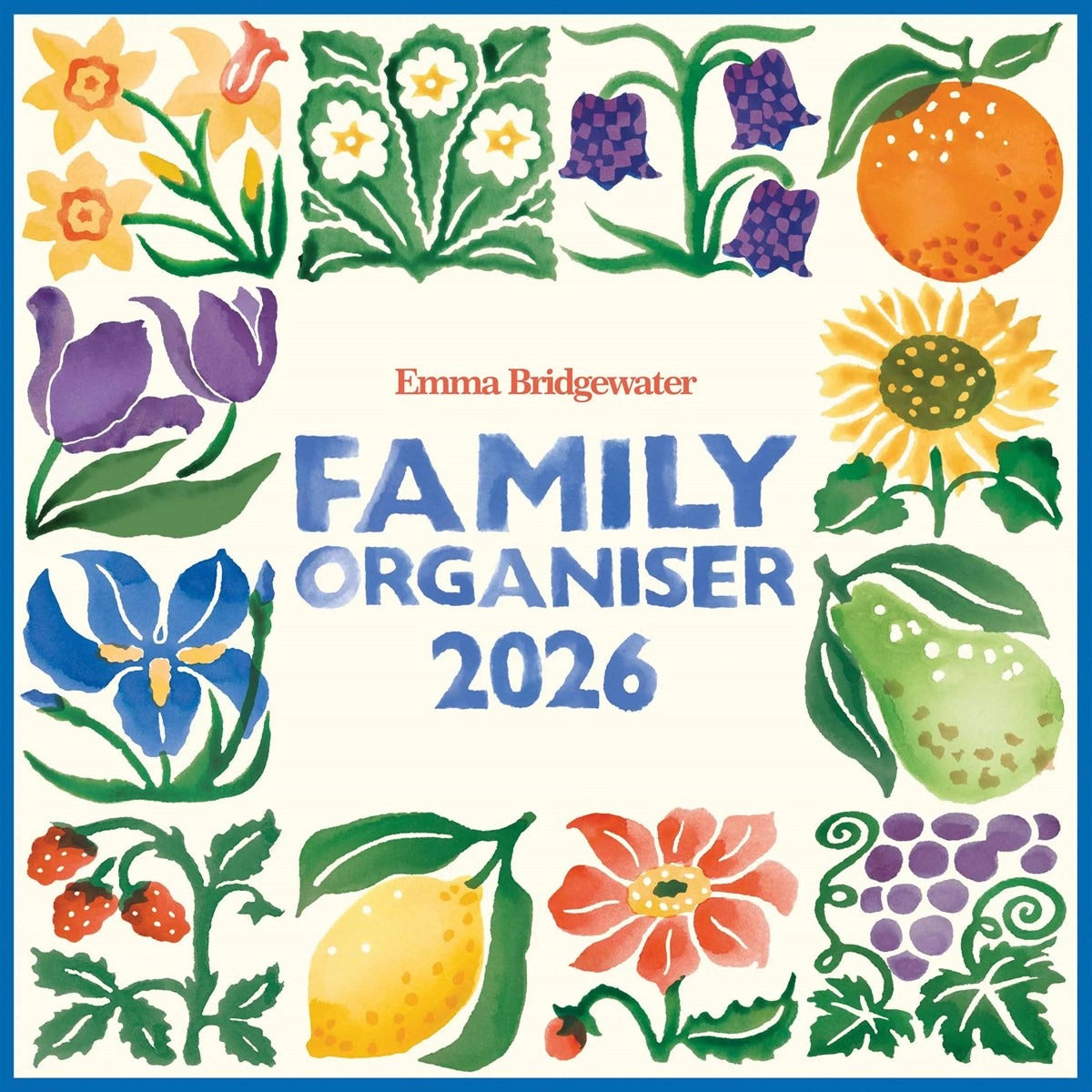 Emma Bridgewater Wildflowers Family Square Organiser 2026 – Stay Organised with Springtime Cheer