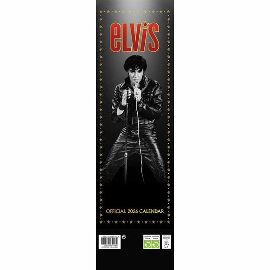 Elvis Slim Calendar 2026 – Celebrate the King of Rock and Roll All Year Long