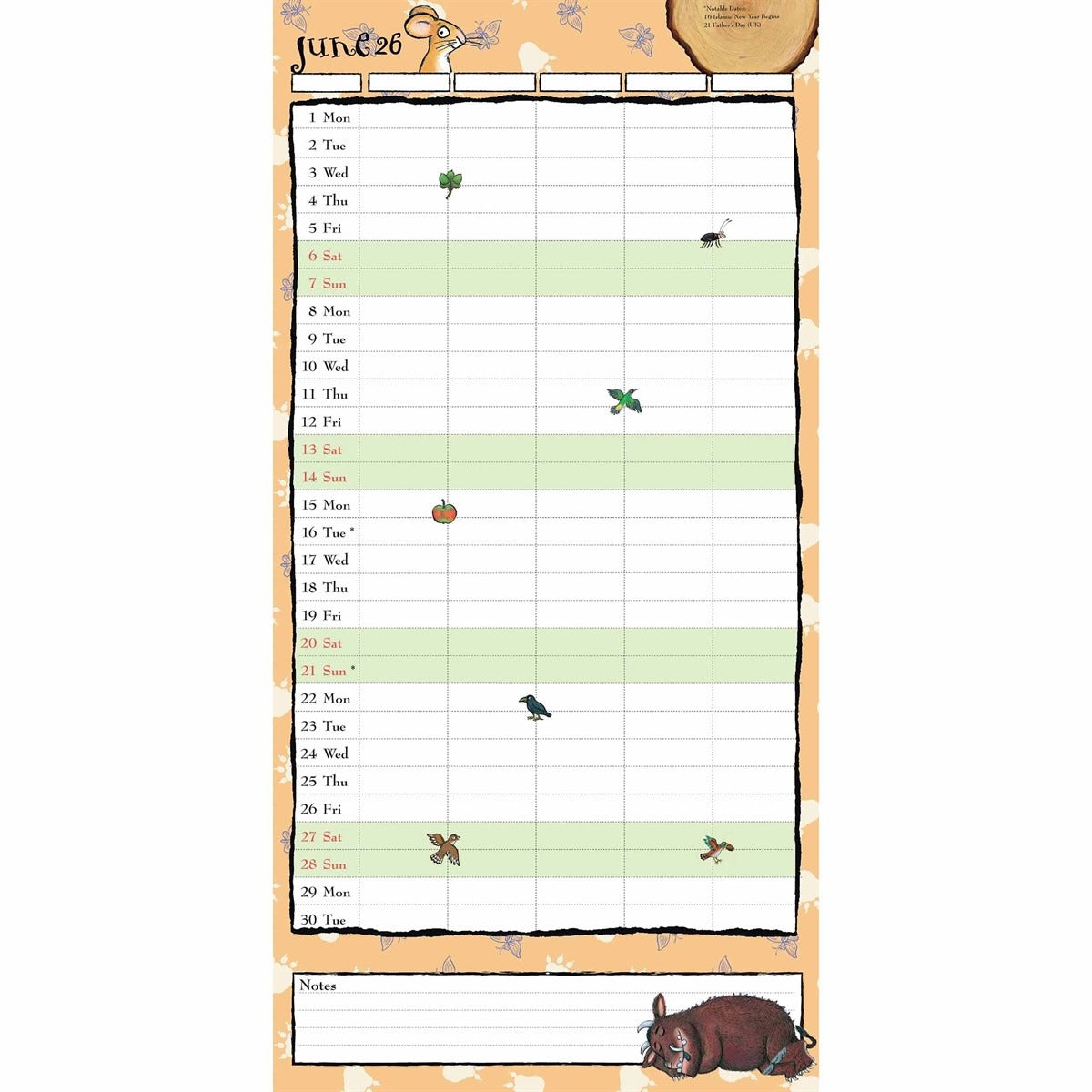 Gruffalo Family Square Planner 2025–2026 – A Magical Journey Through the Year