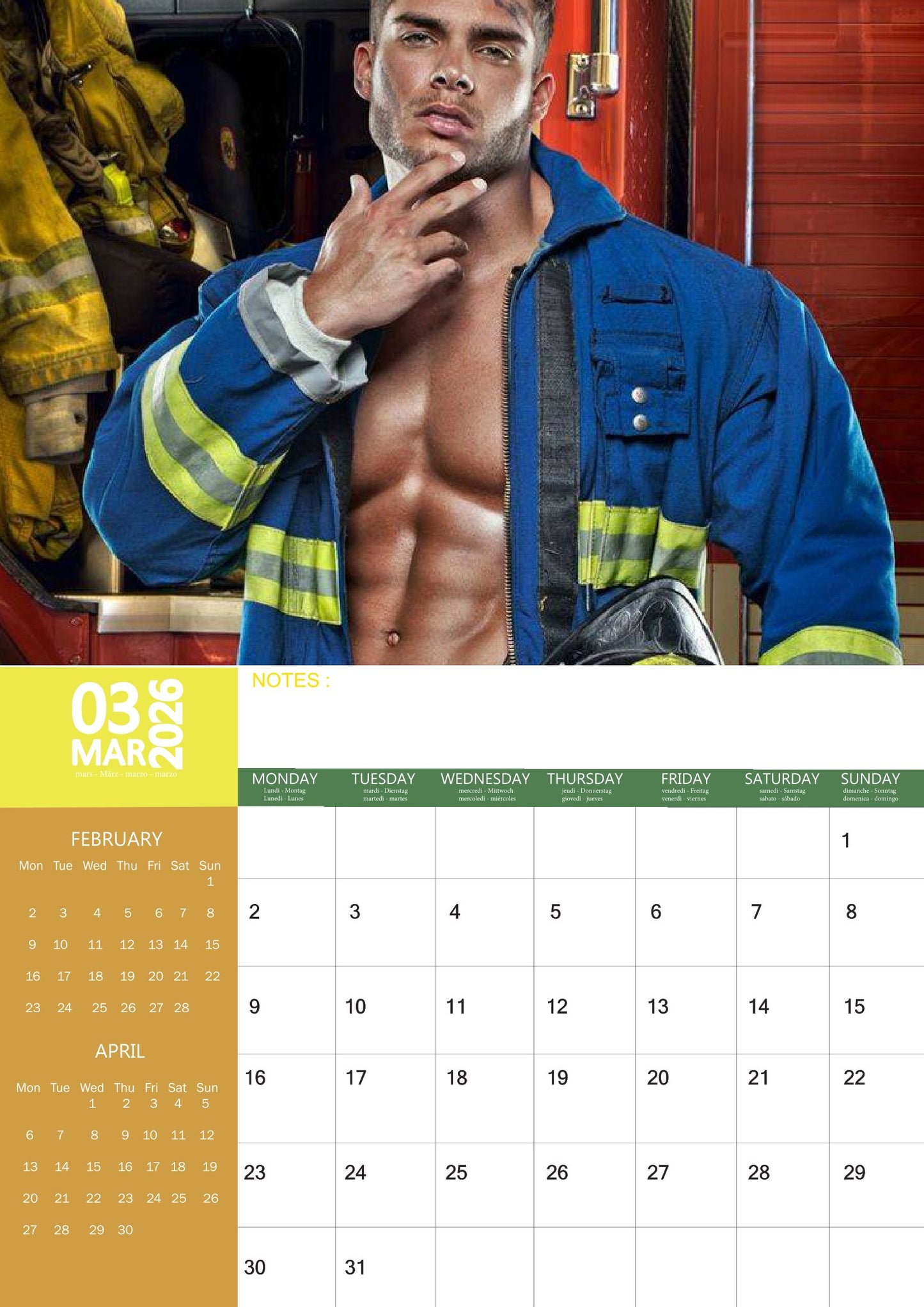 Firemen Calendar 2026 – M-PRA Range