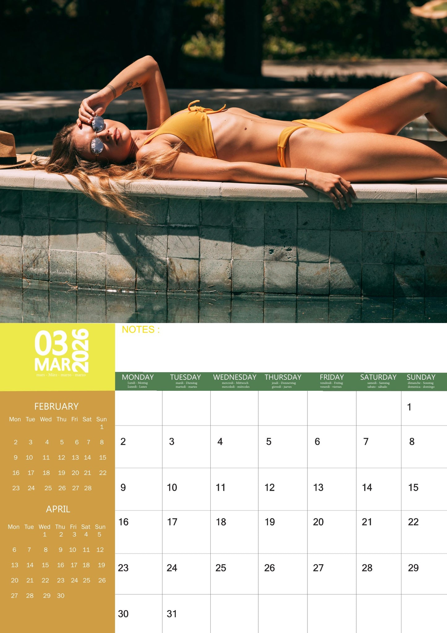 Blondes Calendar 2026 – M-PRA Range