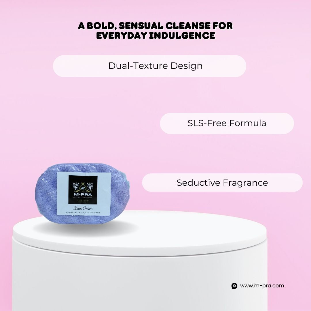 Dark Opium Soap Sponge – A Luxurious, Seductive Skincare Experience
