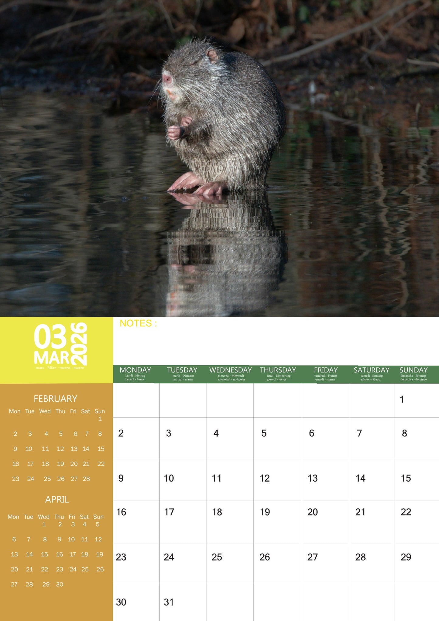 Rats Calendar 2026 – M-PRA Range