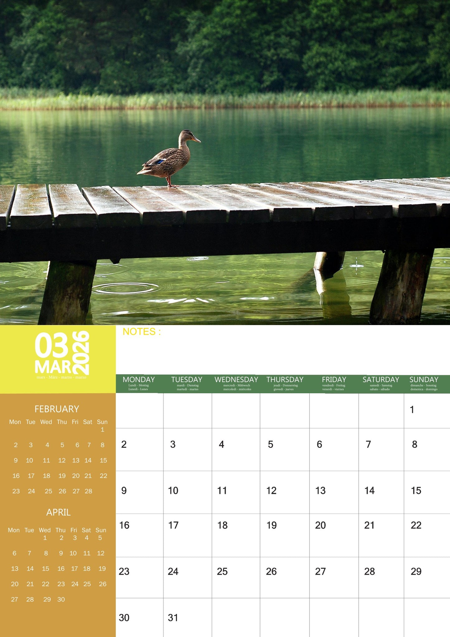 Duck Calendar 2026 – M-PRA Range