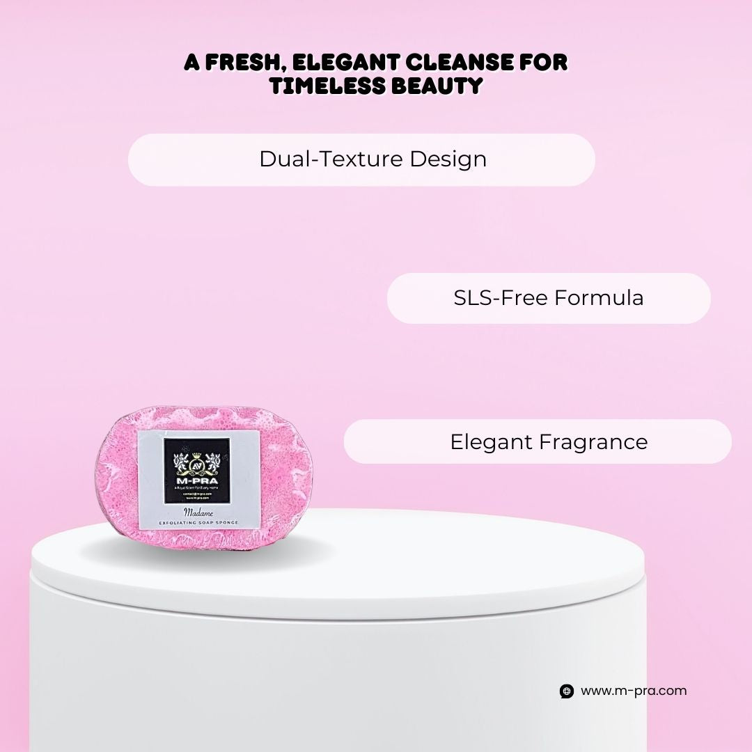 Madame Soap Sponge – Graceful, Feminine, and Luxuriously Fragrant