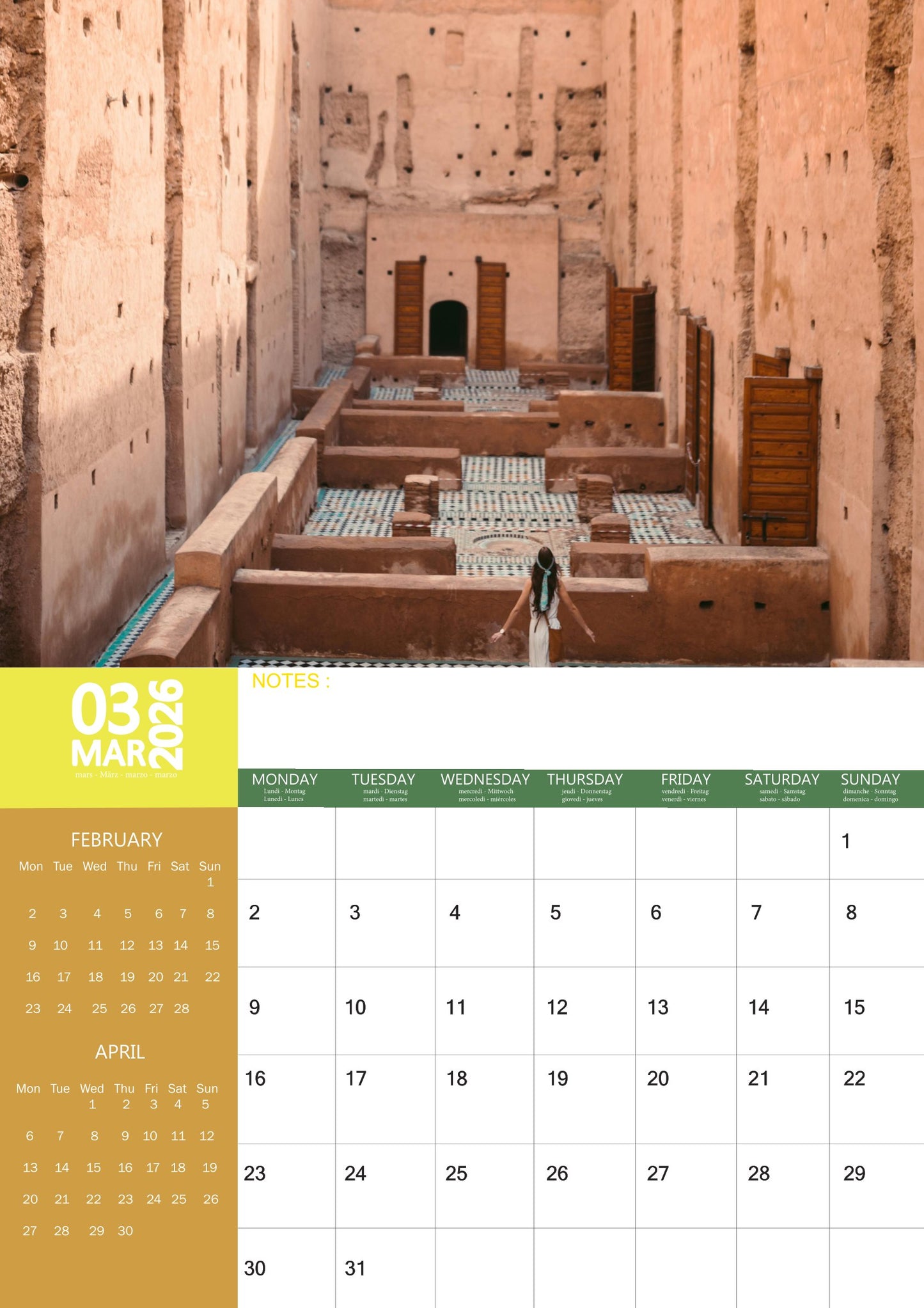 Africa Calendar 2026 – M-PRA Range