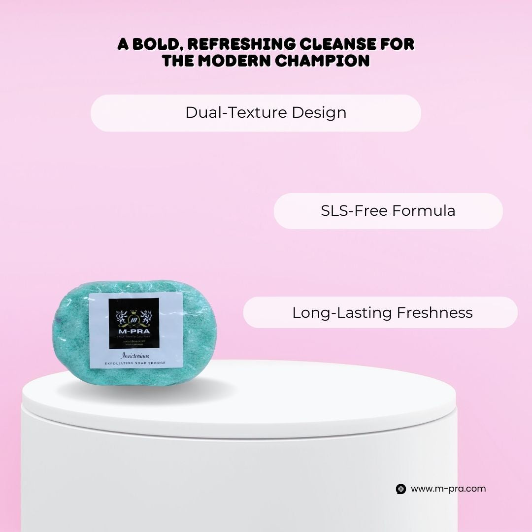 Invictorious Soap Sponge – Bold and Invincible Skincare