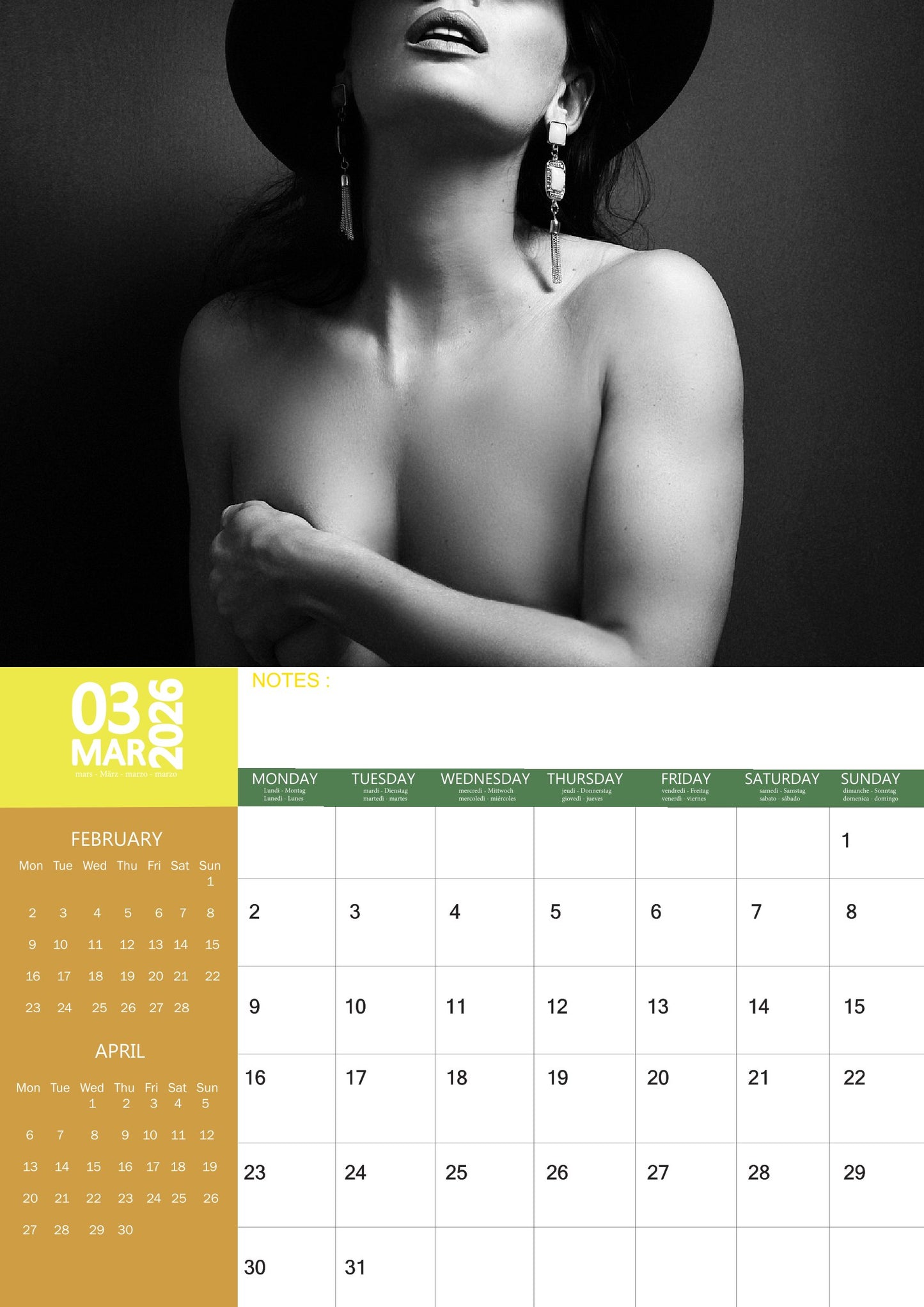 Naked Calendar 2026 – M-PRA Range