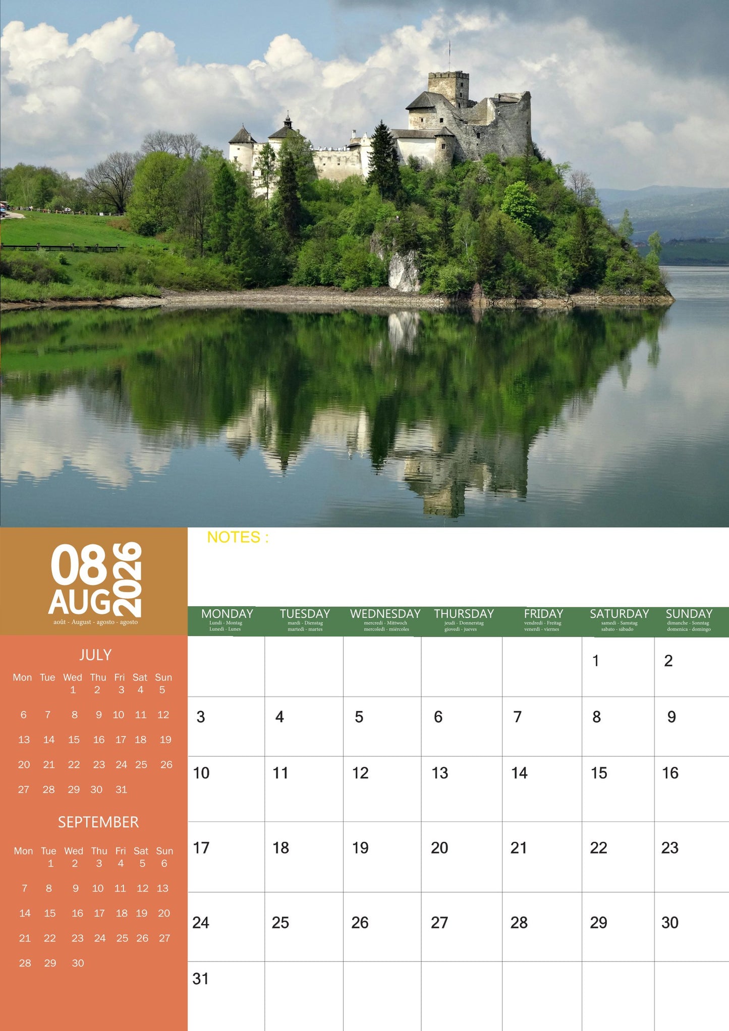 Poland Calendar 2026 – M-PRA Range