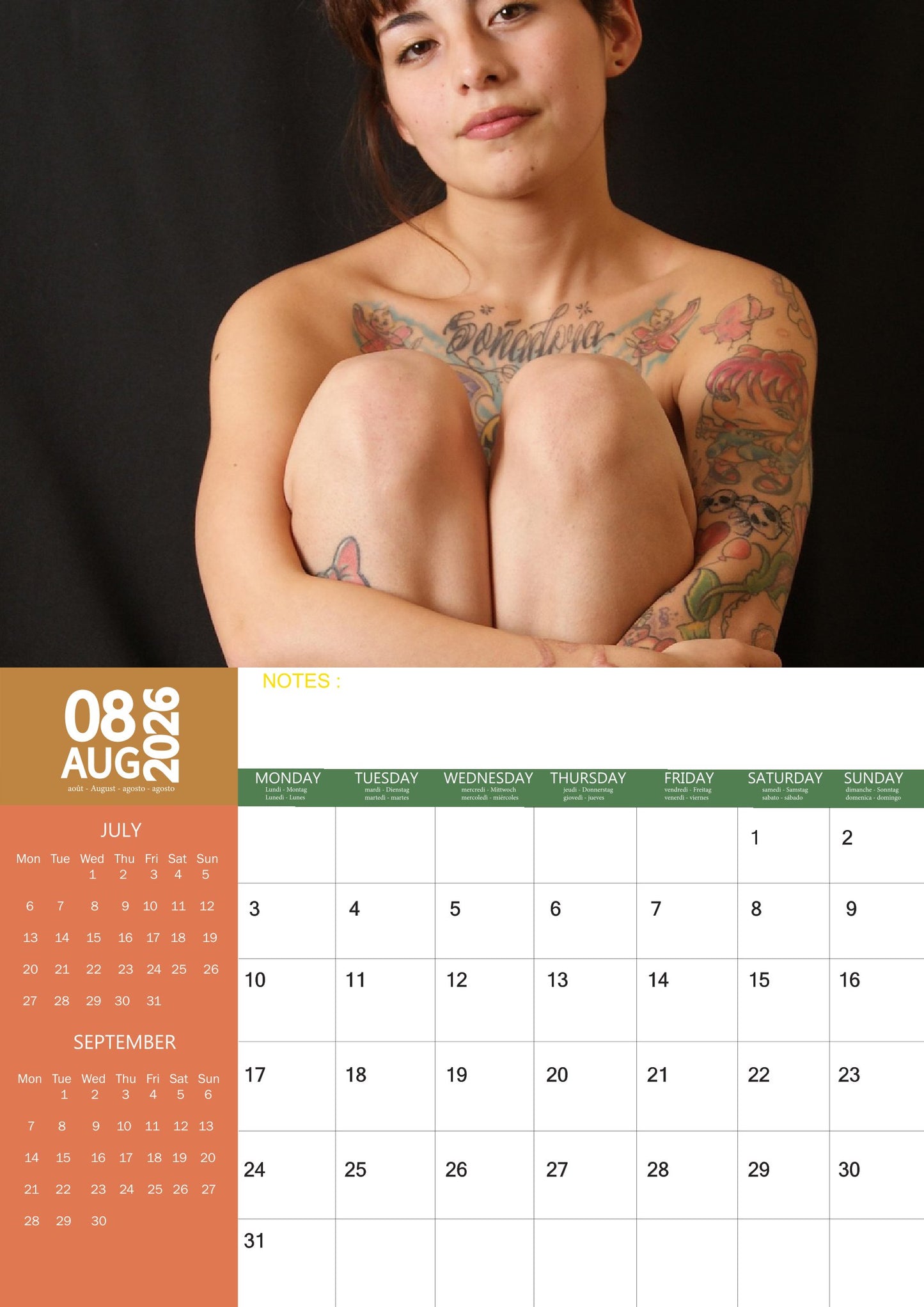 Naked Calendar 2026 – M-PRA Range
