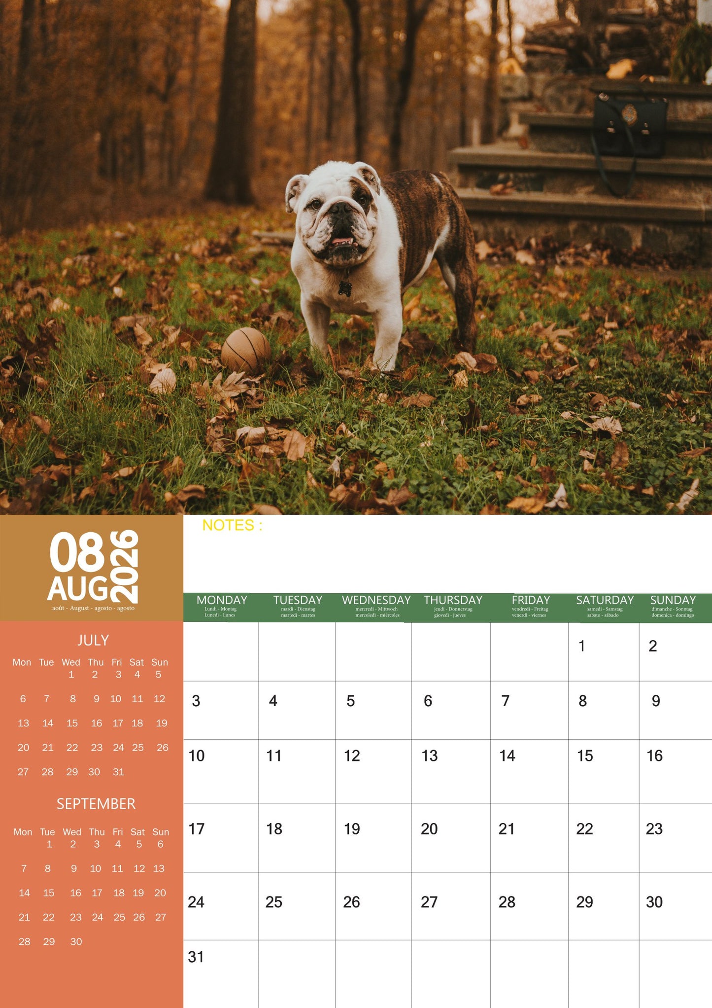 Bulldog Calendar 2026 – M-PRA Range