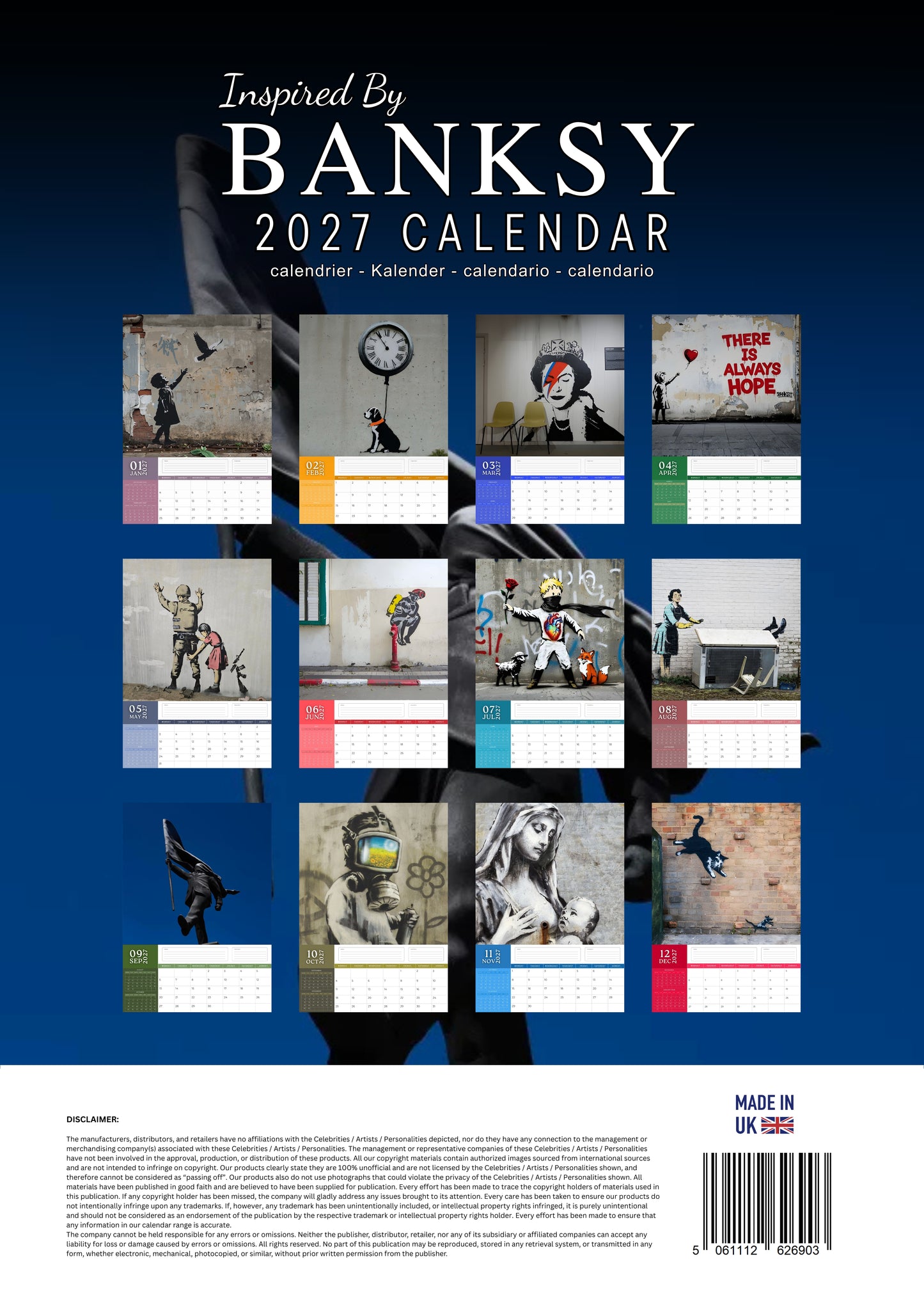 Banksy Calendar 2027 – M-PRA Range