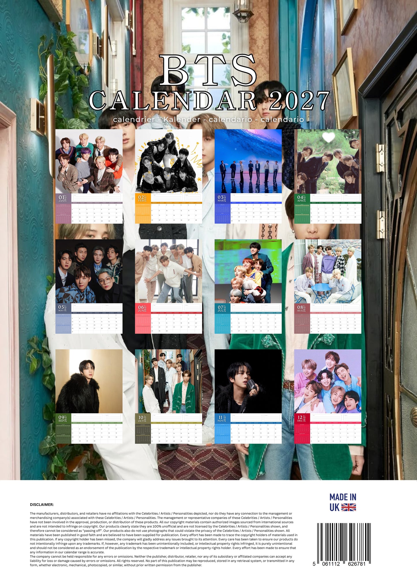 BTS Music Calendar 2027 – M-PRA Range
