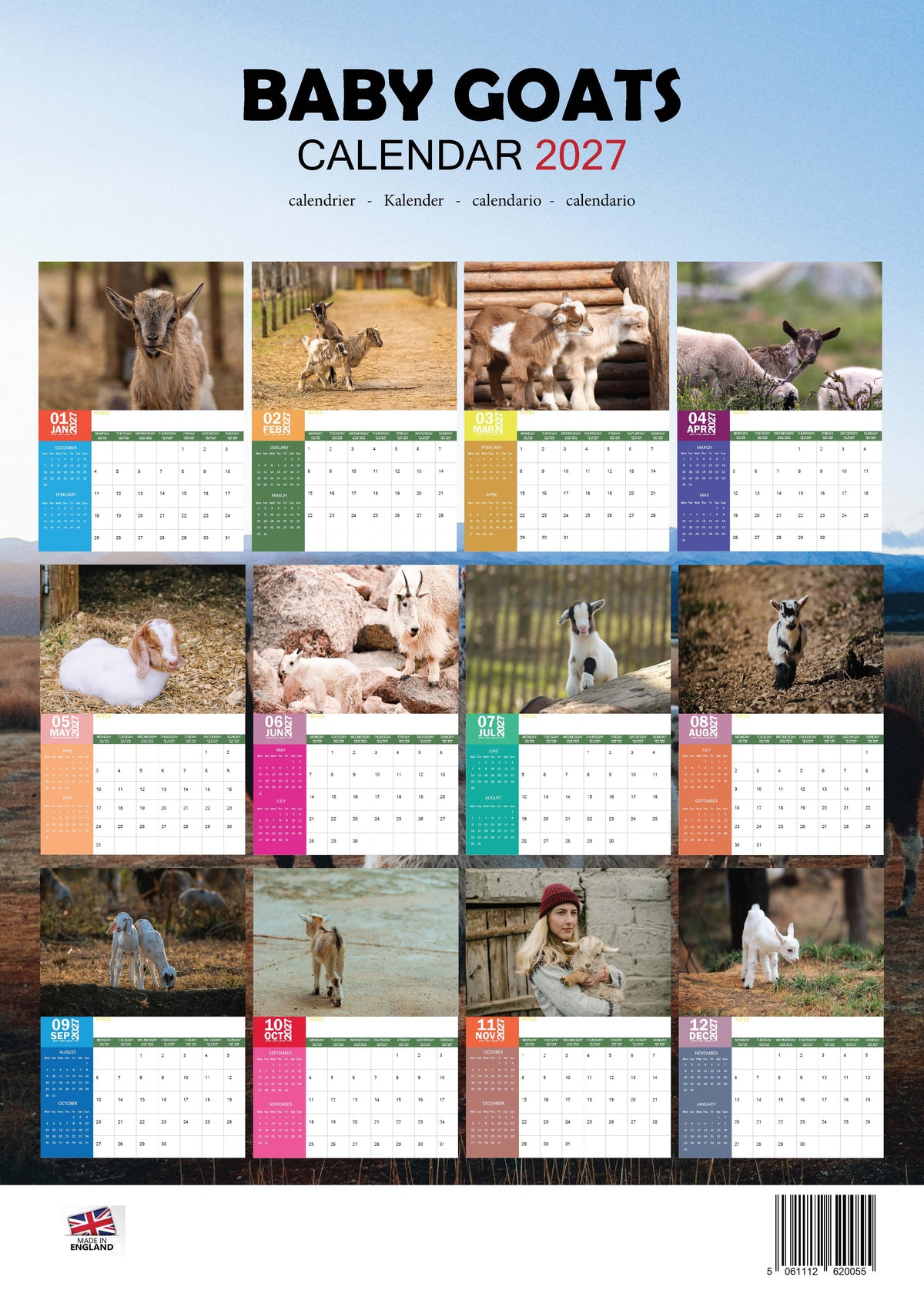 Baby Goats Calendar 2027 – M-PRA Range
