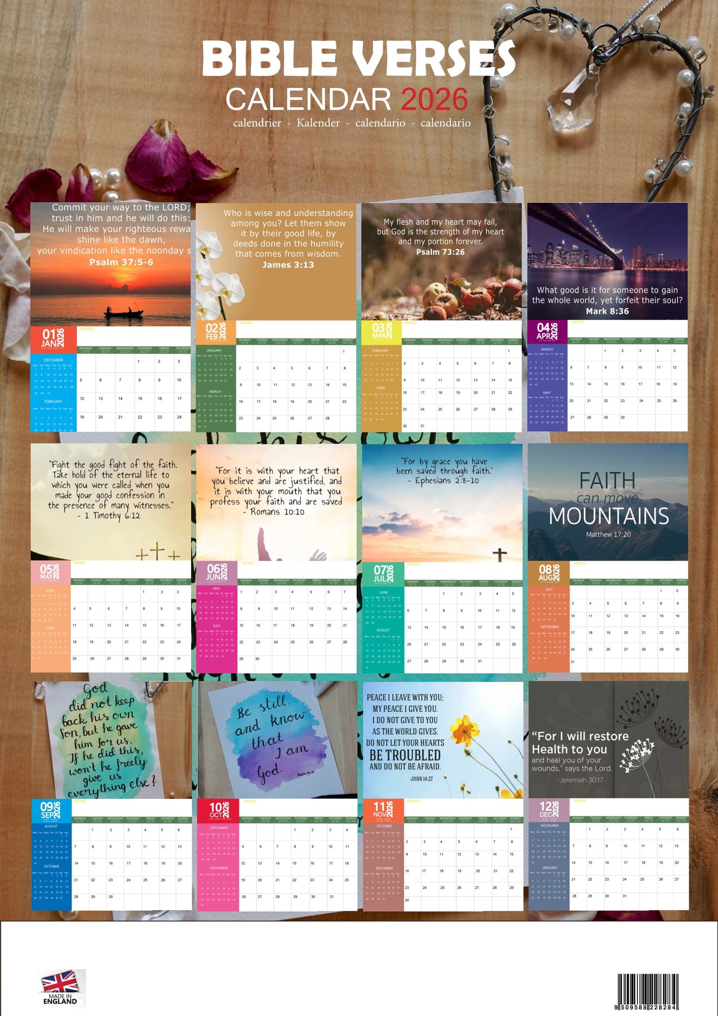 Bible Verses Art Calendar 2026 – M-PRA Range