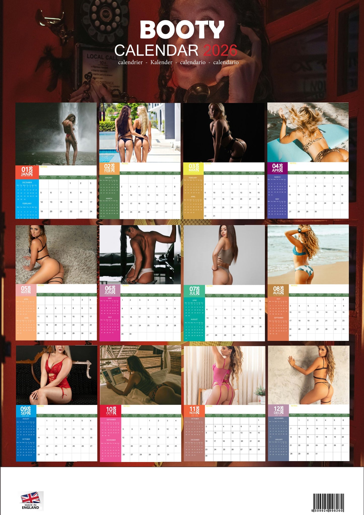 Booty Calendar 2026 – M-PRA Range