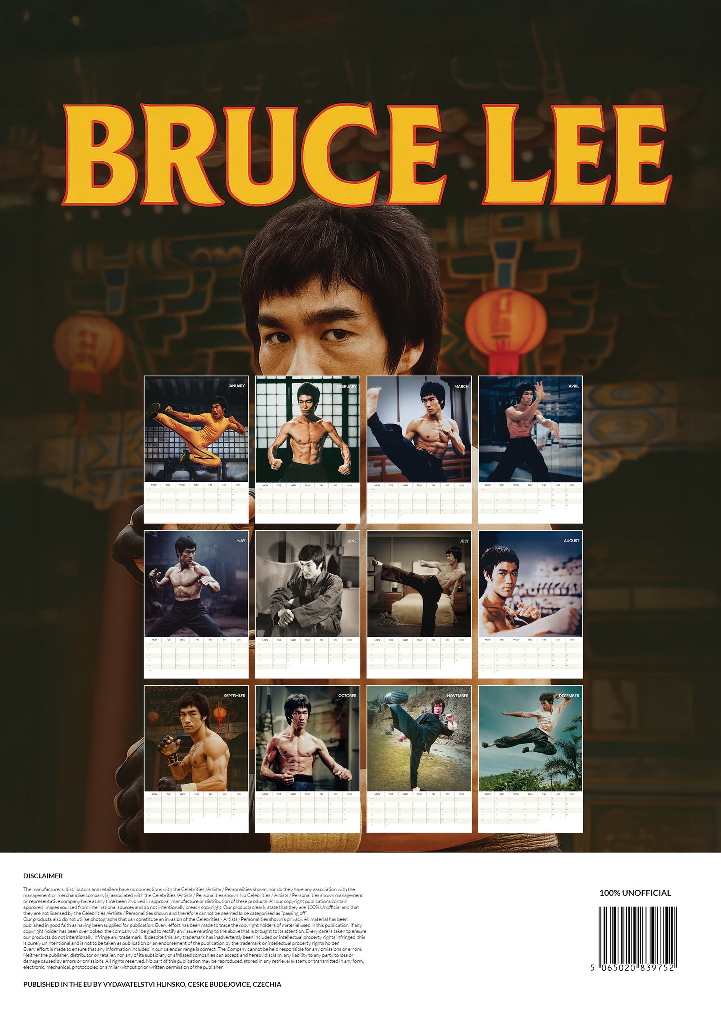 Bruce Lee Calendar 2026 – RR Range