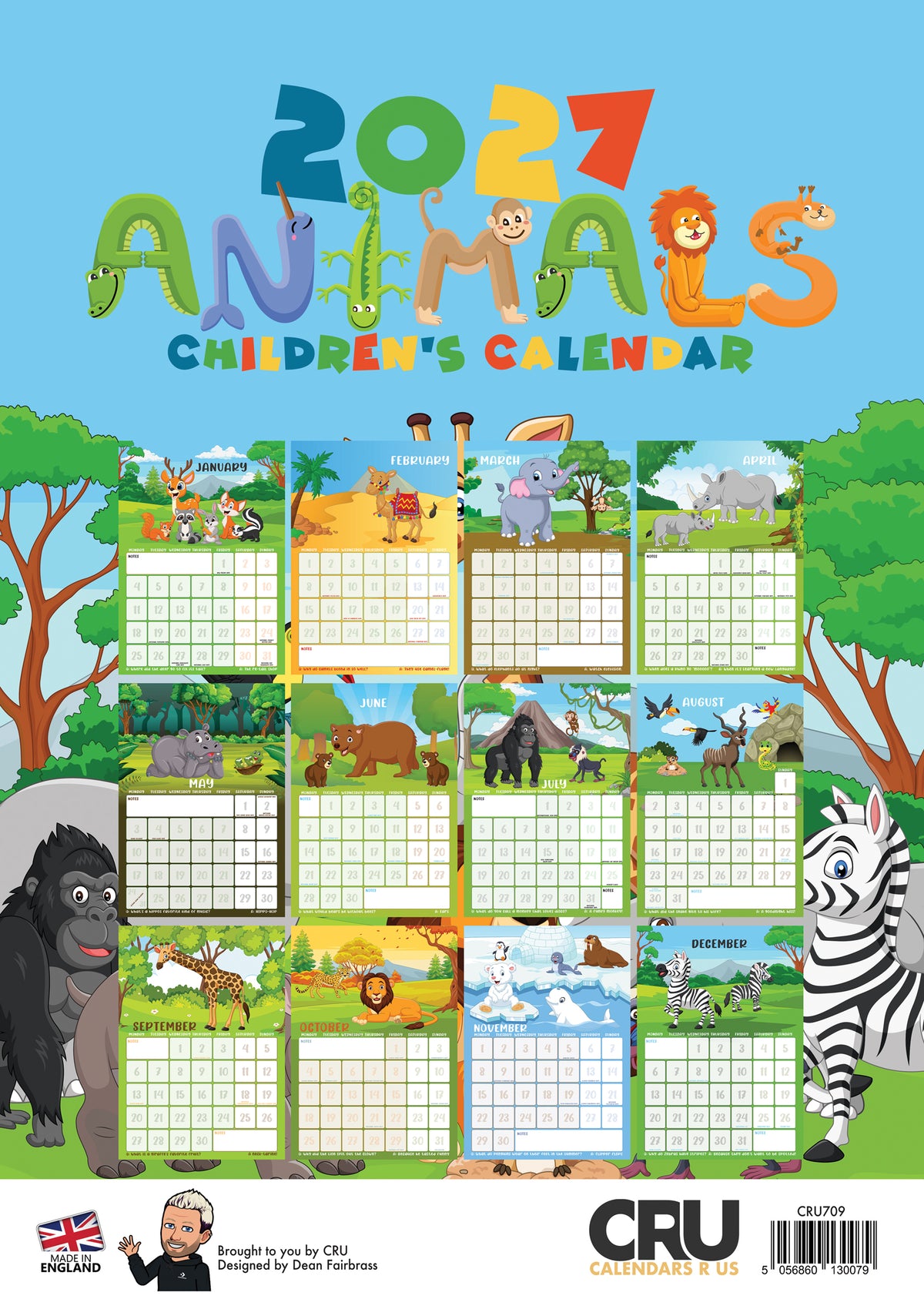 Animals Calendar 2027