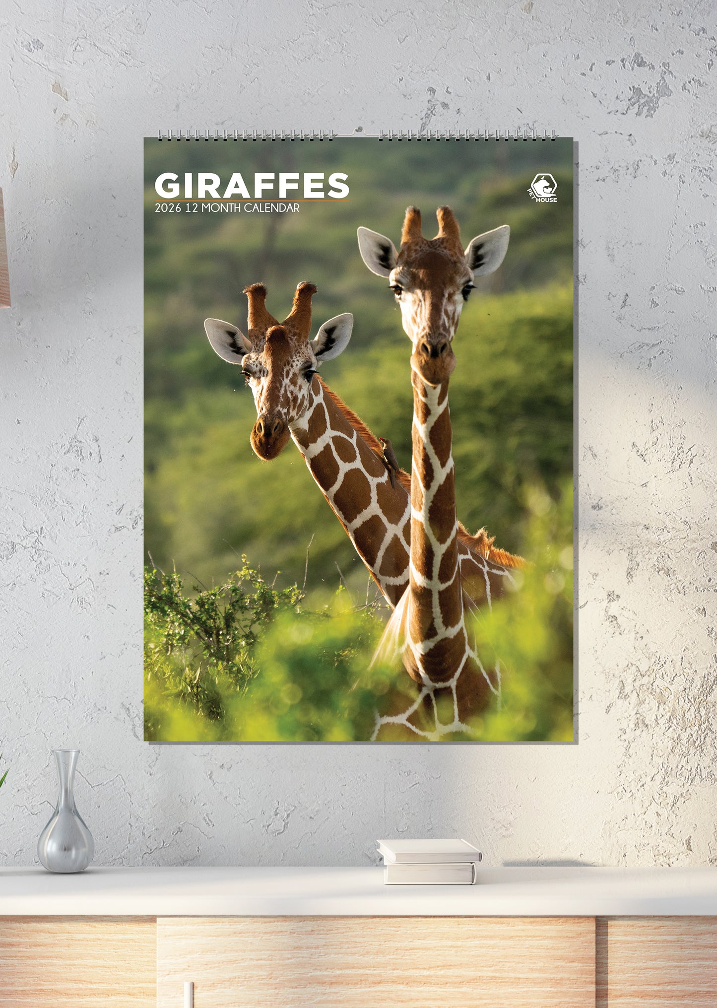 Giraffes Calendar 2026 – Embrace the Grace and Beauty of Giraffes