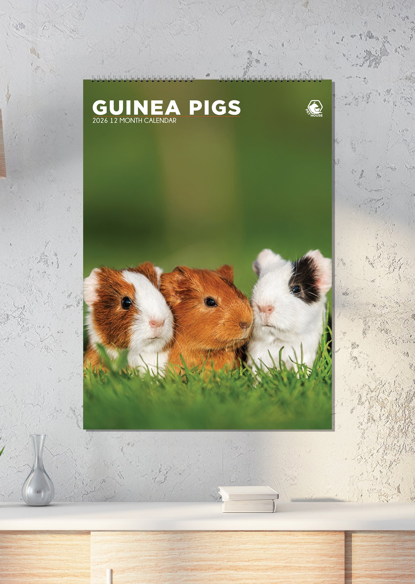 Guinea Pigs Calendar 2026 – The Ultimate Calendar for Pet Guinea Pig Lovers